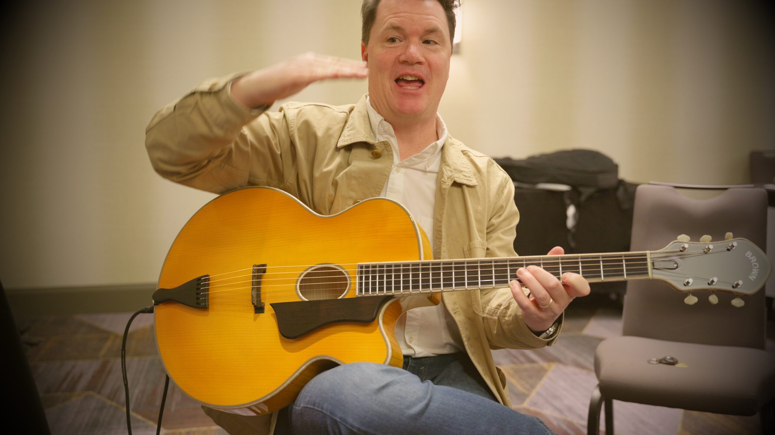 Oval Hole Acoustic - Acoustic Archtop Guitars by Luthier Tad R